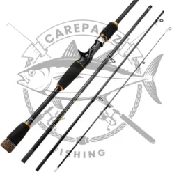 Carbon fiber fishing rod with ergonomic handle (8ft) in Maryland.